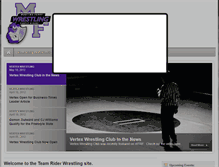 Tablet Screenshot of mfriderwrestling.teamsitesnow.com