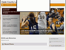 Tablet Screenshot of dade-county-lady-wolverines.teamsitesnow.com