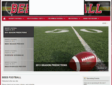Tablet Screenshot of brecksville-football.teamsitesnow.com