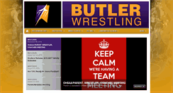 Desktop Screenshot of butler-wrestling.teamsitesnow.com