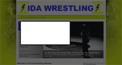 Desktop Screenshot of ida-wrestling.teamsitesnow.com